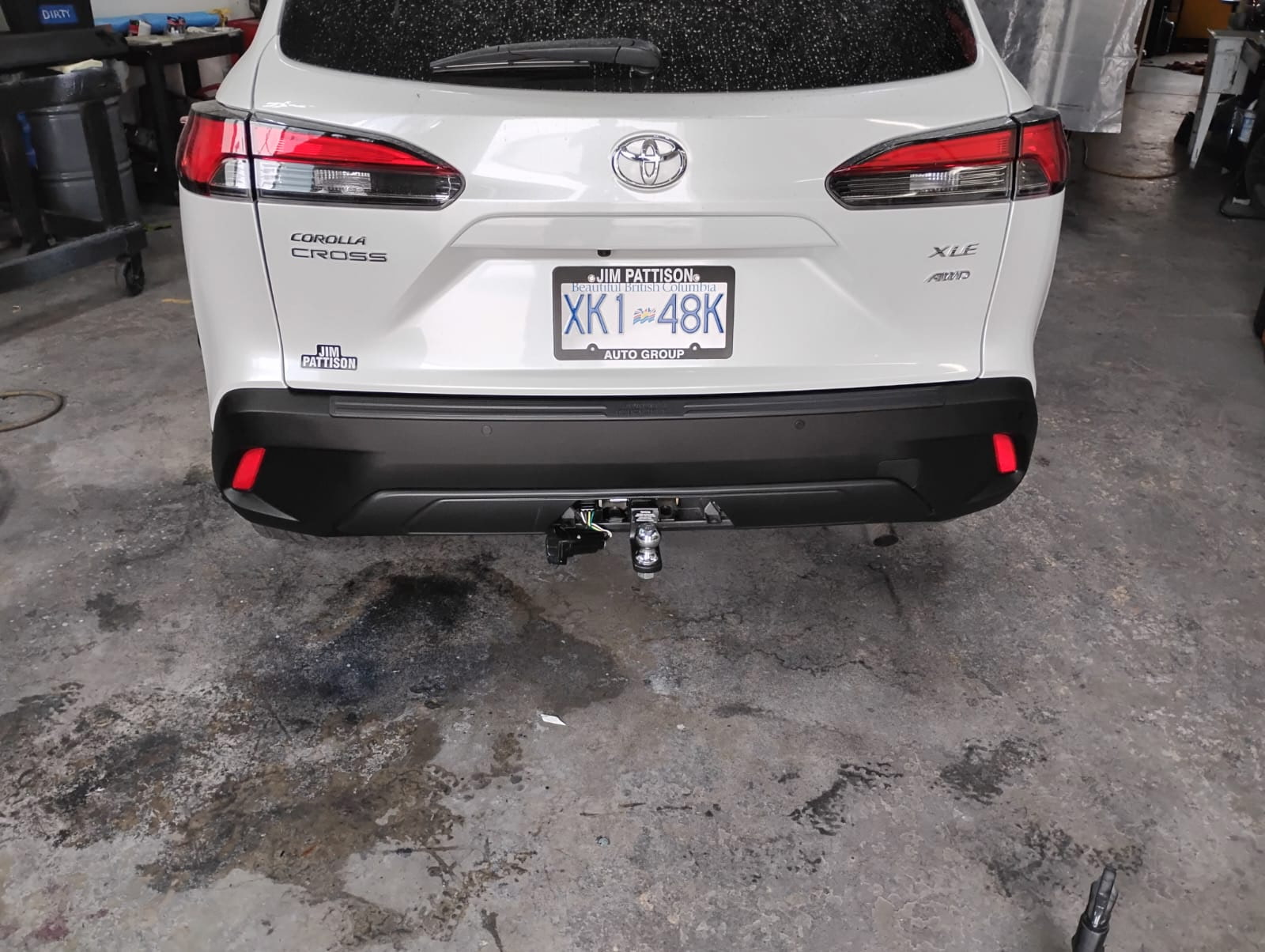 Car paint after correction, showing a flawless finish