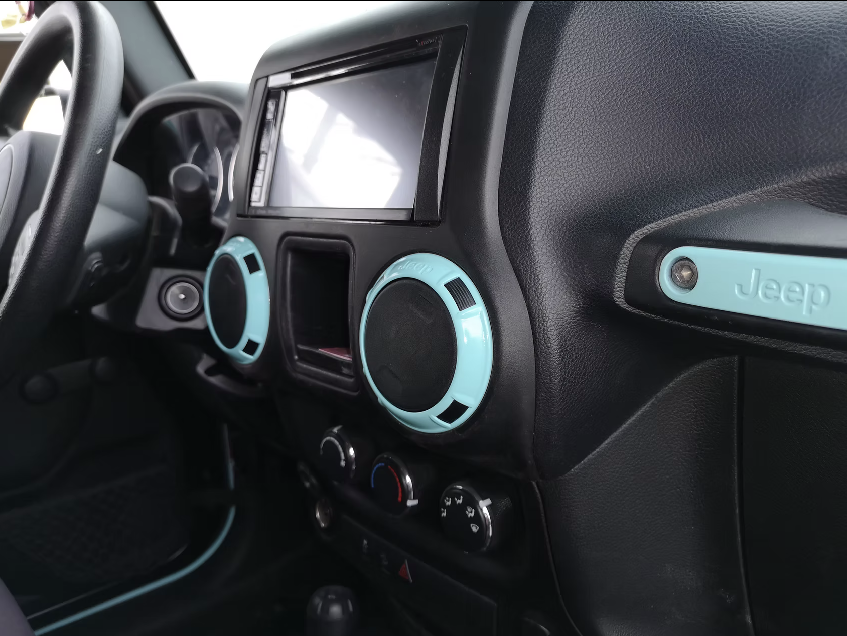 Custom restored leather vehicle seat